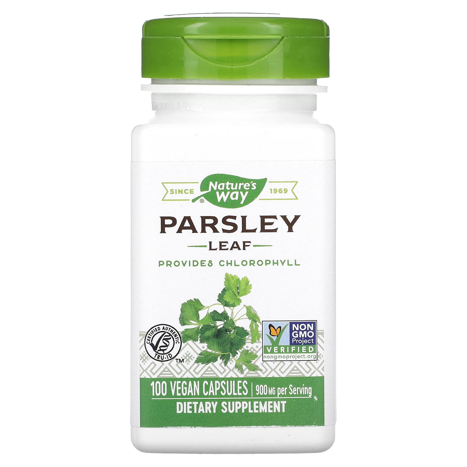 

Nature's Way Parsley Leaf 450 mg 100 Vegetarian Capsules