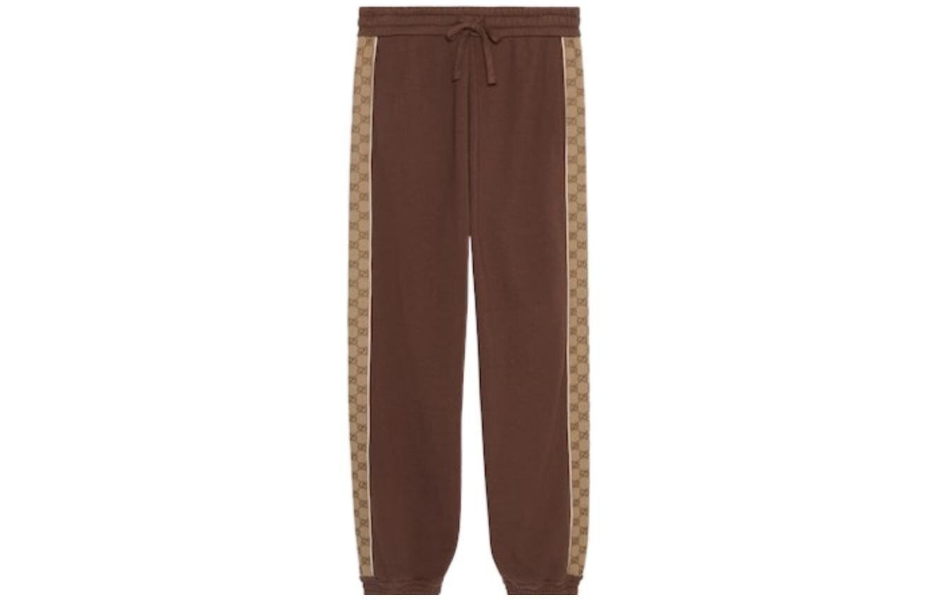 

Трикотажные спортивные штаны мужские коричневые Gucci, коричневый