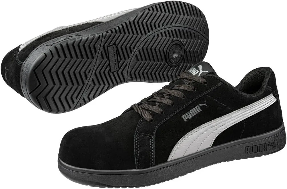 Мужские кроссовки Puma Iconic Suede Low Eh, черный/серый — фото 3