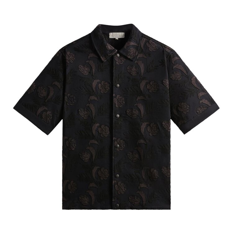 

Рубашка Kith Chain-Stitched Woodpoint Shirt, черный