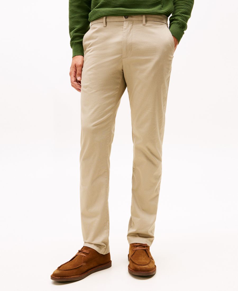 

Мужские брюки Denton Printed Structure Slim Fit Tommy Hilfiger, Beige