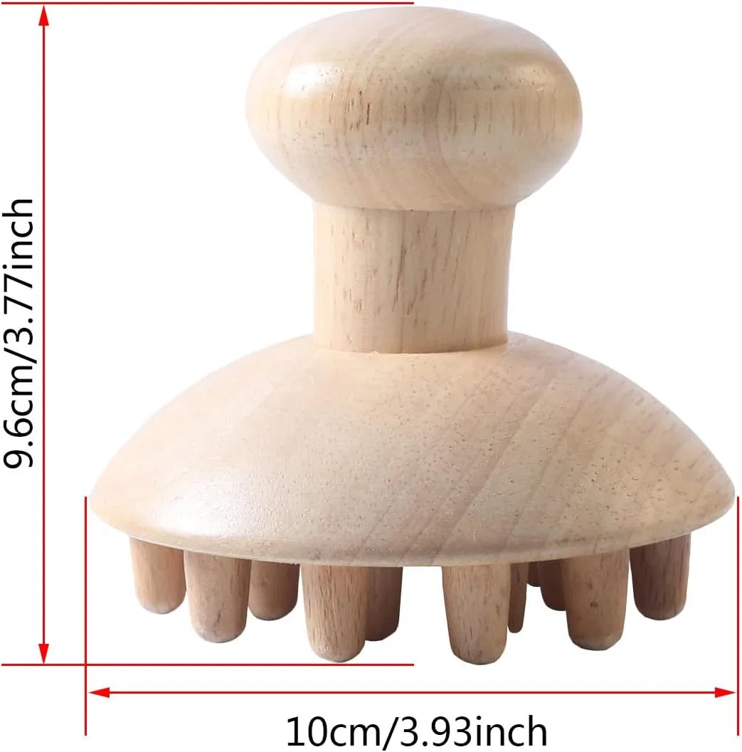 Деревянный ручной массажер для тела от целлюлита Generisch, Big Octopus Massager — фото 4