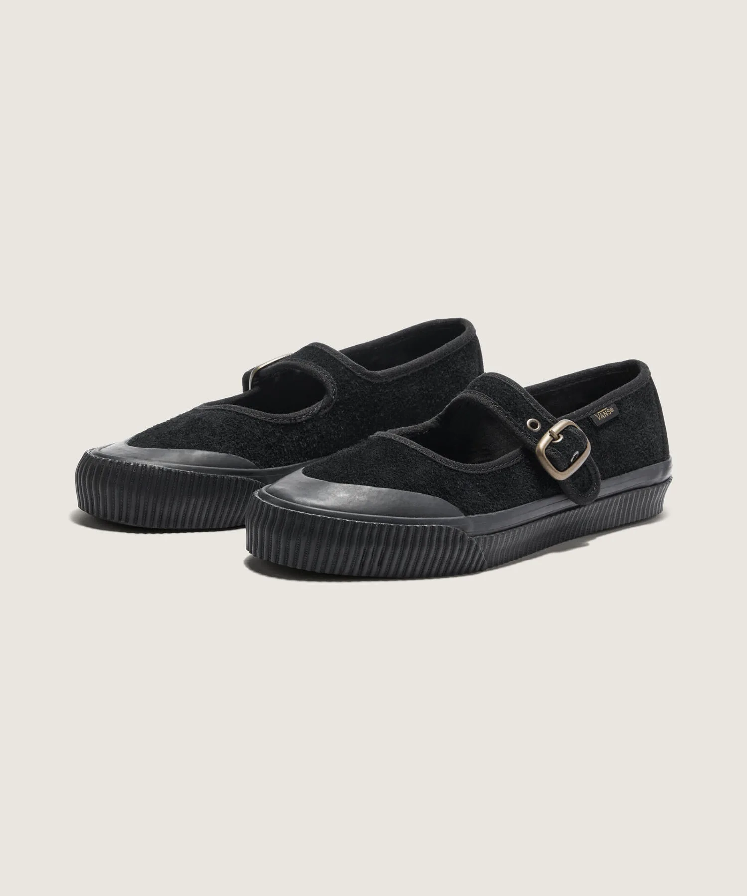 Женские кеды из натуральной кожи Mary Jane VANS PREMIUM чёрные — фото 4