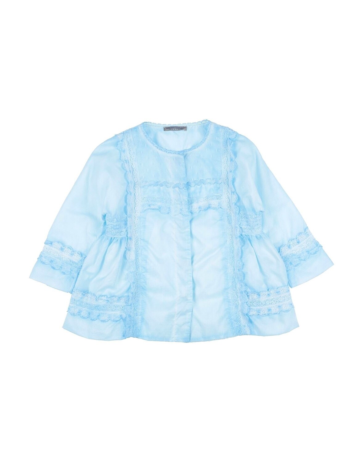 

Тренч Ermanno Scervino Junior, небесно-голубой
