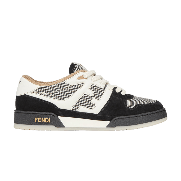 

Кроссовки Fendi Match 'Black Houndstooth', черный