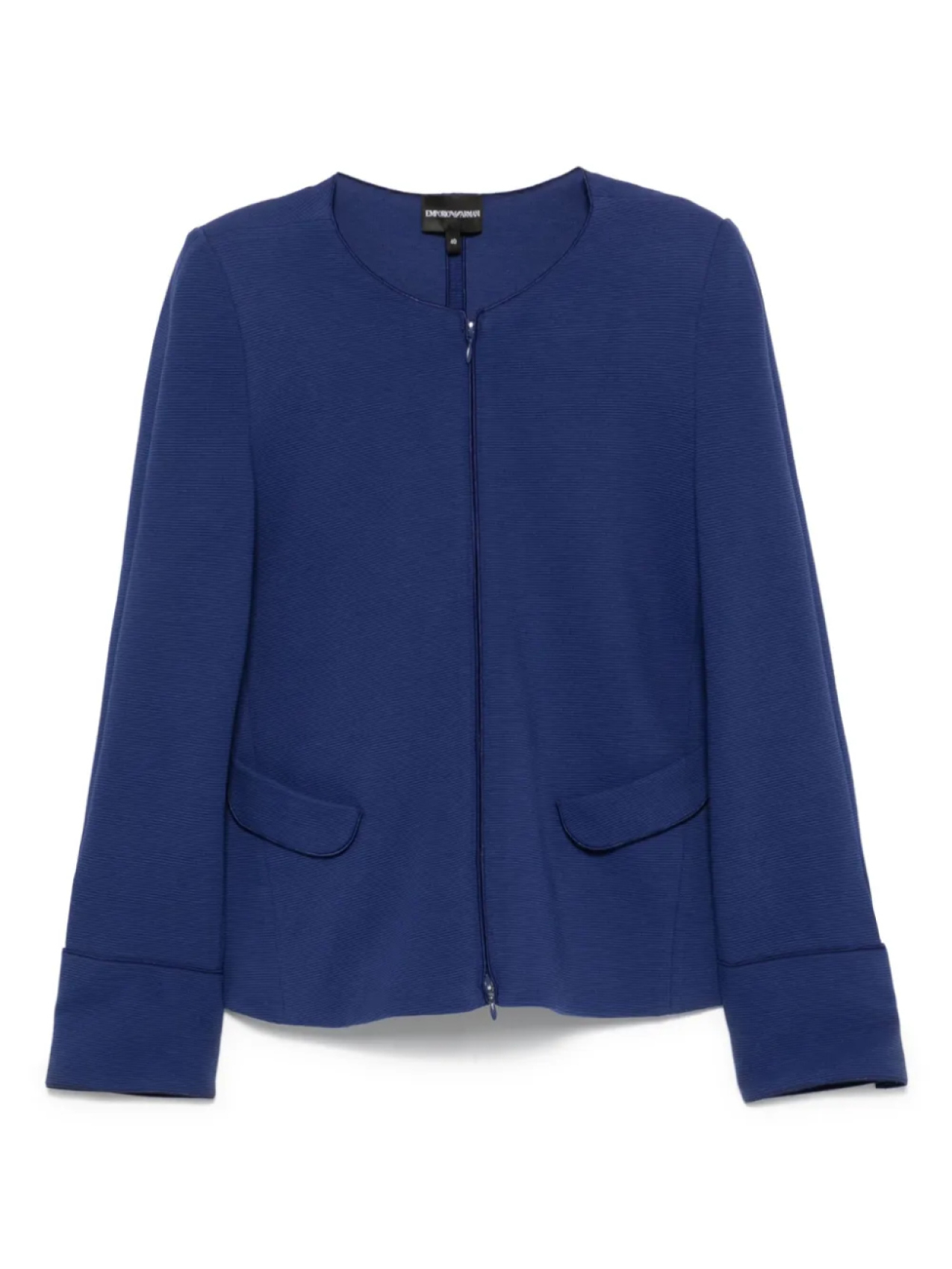 

Куртка из османского джерси Emporio Armani, синий