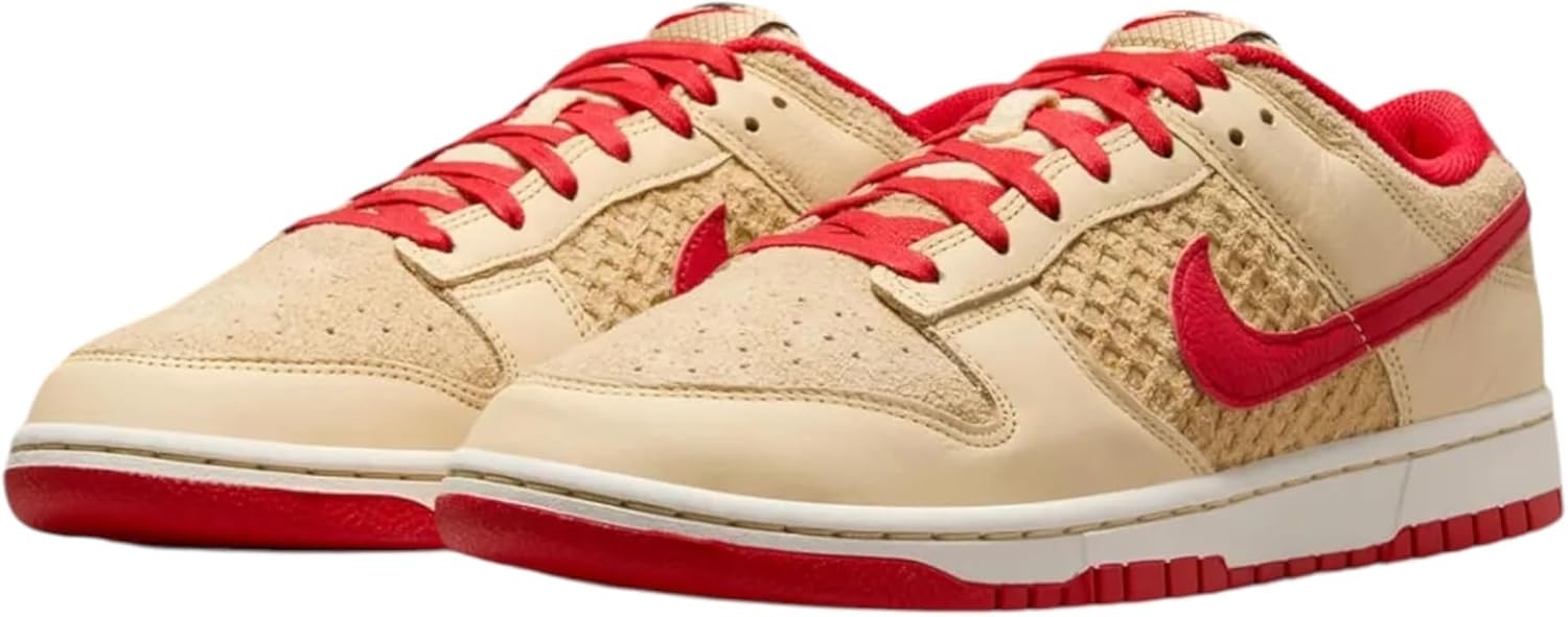 Мужские кроссовки Nike Dunk Low Retro, Pale Vanilla/University Red — фото 3