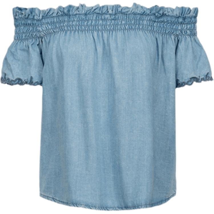 

Футболка женская голубая PINKO