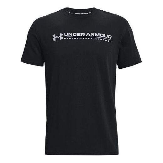 

Футболка men's training sports round neck short sleeve black Under Armour, черный