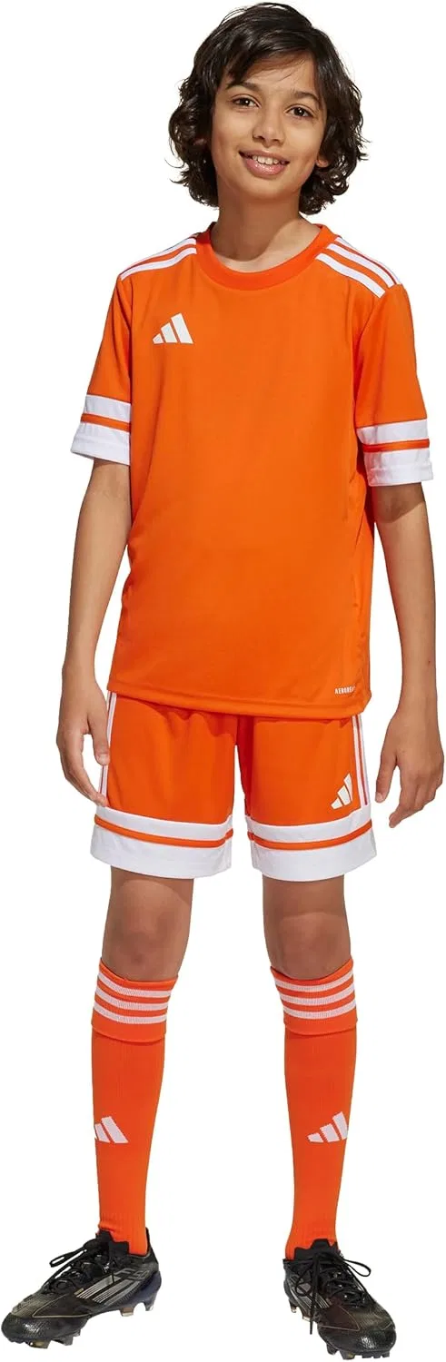 Adidas Originals Детские шорты Adidas Squadra 25, Team Orange/White — фото 2