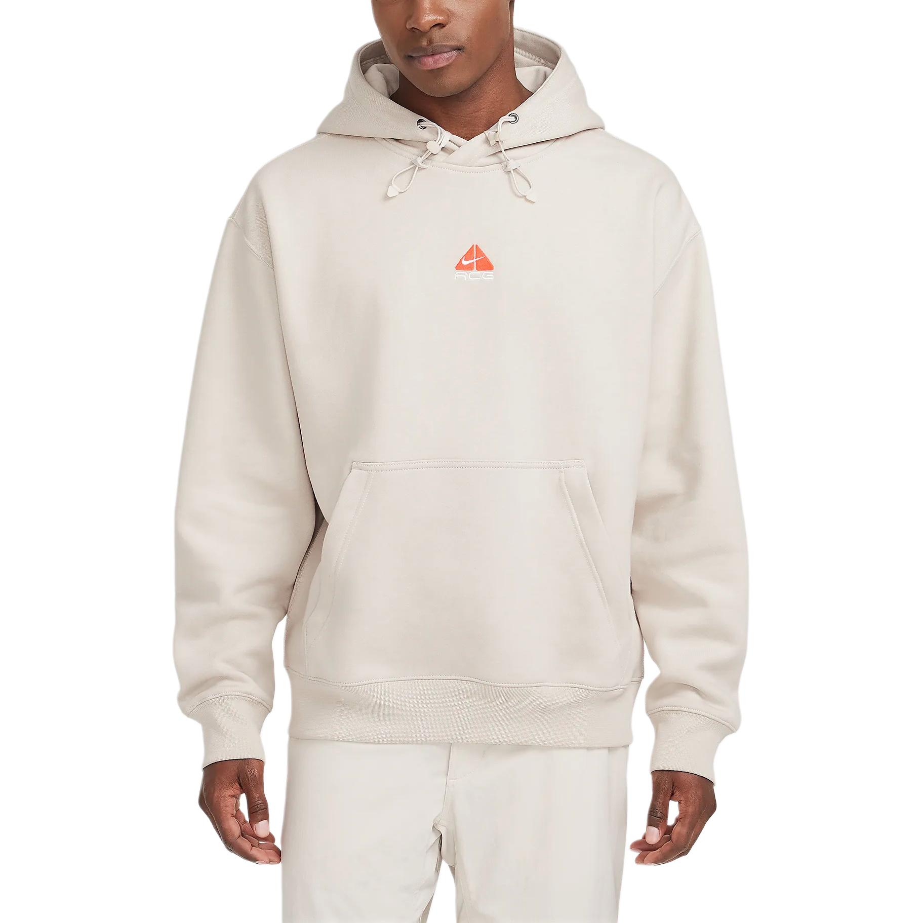 

Толстовка с капюшоном из флиса Acg Therma-FIT Nike, светлый orewood коричневый/deep красный