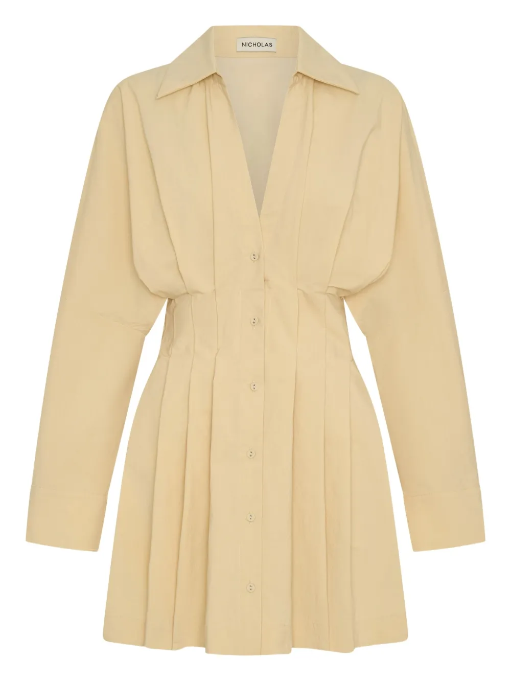 

Платье-рубашка Fabienne со складками Nicholas, нейтральный