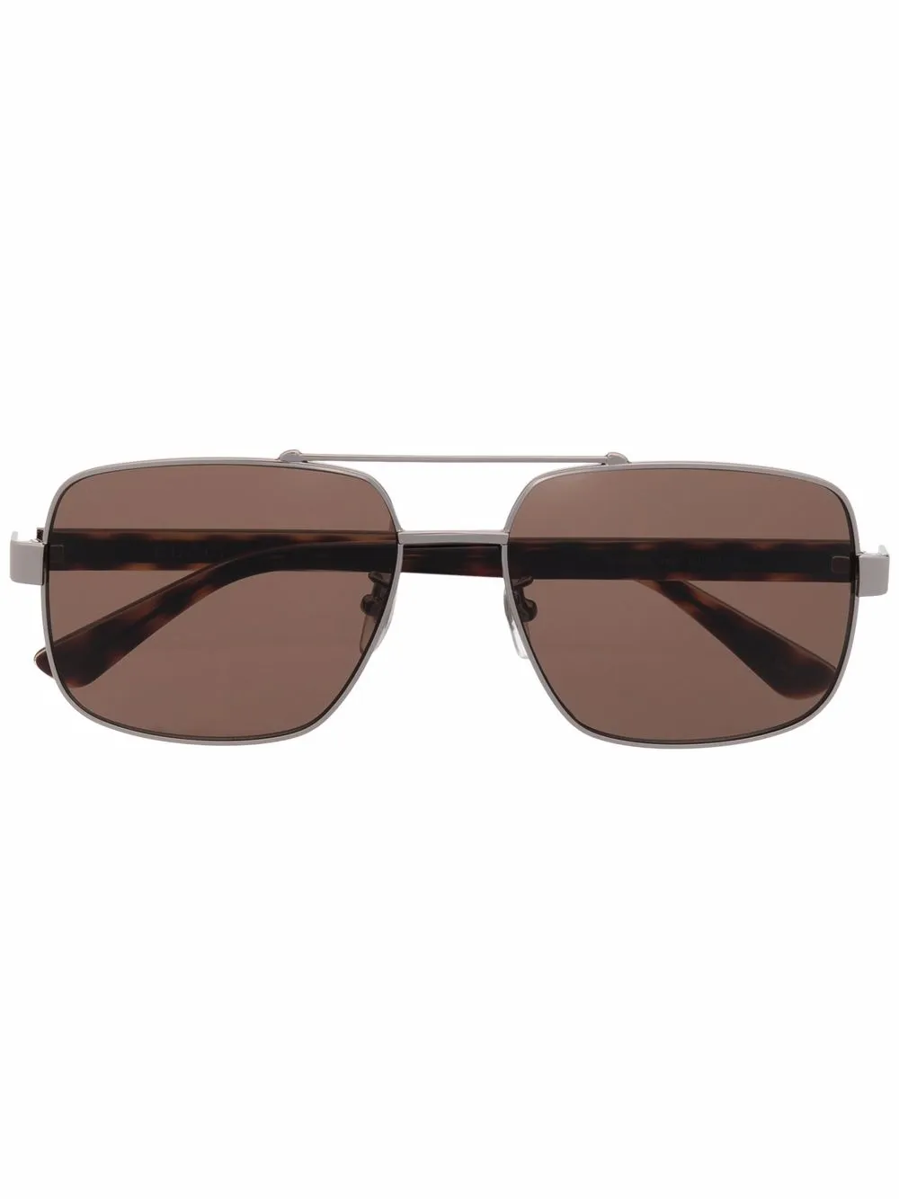 

Солнцезащитные очки в квадратной оправе Gucci Eyewear, серебряный