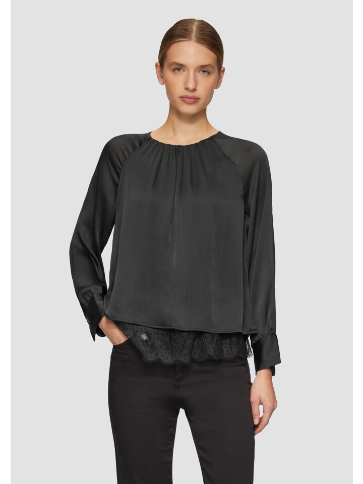 

Блуза s.Oliver BLACK LABEL Bluse langarm, черный