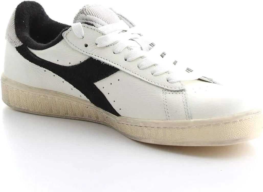 Кроссовки Diadora Game l Low Used Men's 501.174764, White Black — фото 4