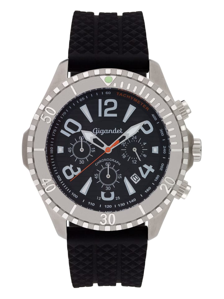

Gigandet Кварцевые часы "AQUAZONE" в черно-серебристом исполнении