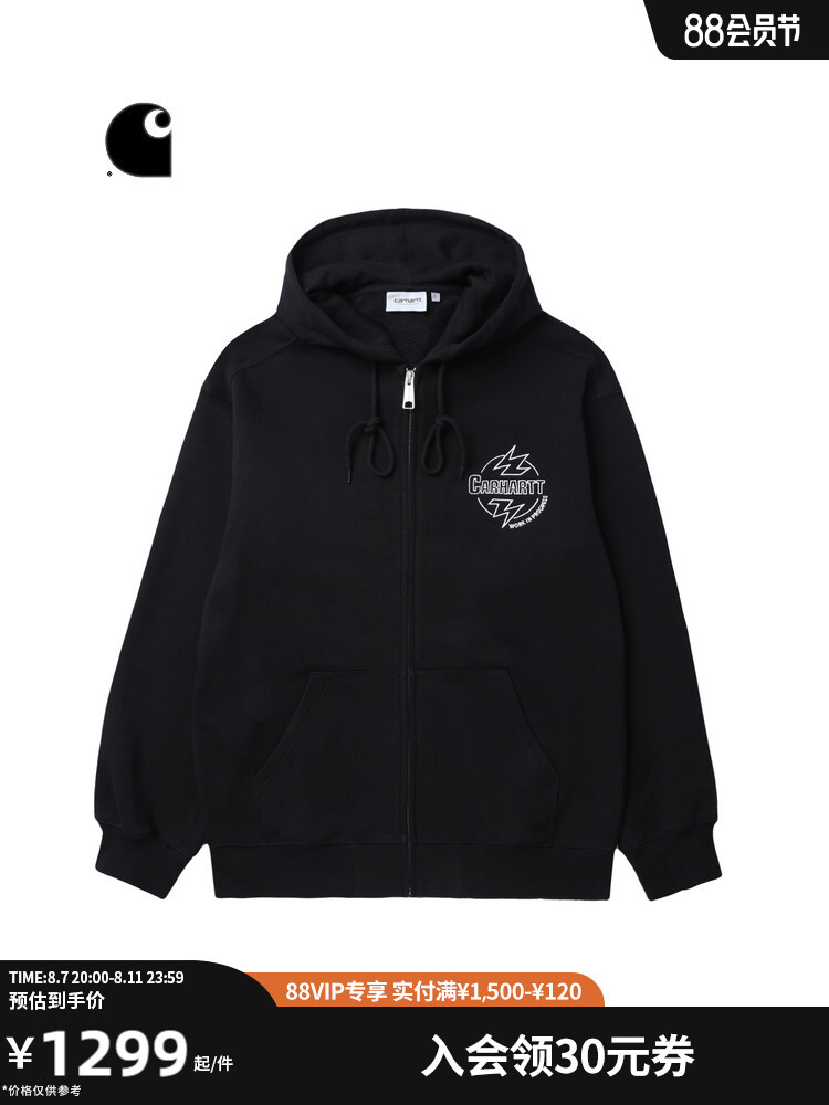 

Толстовка Carhartt WIP Detroit с буквенным узором, хаки