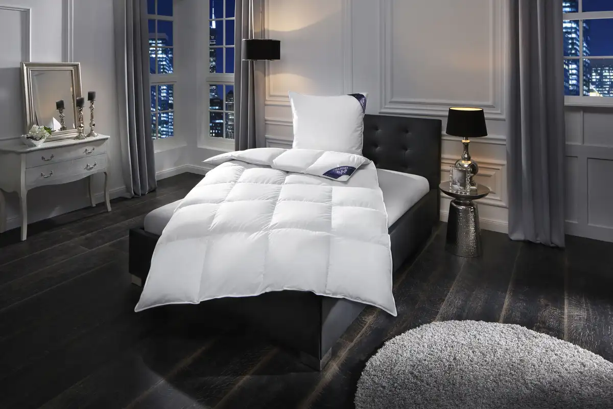 

Отличное пуховое одеяло "Давос Excellent 135х200 см, белый