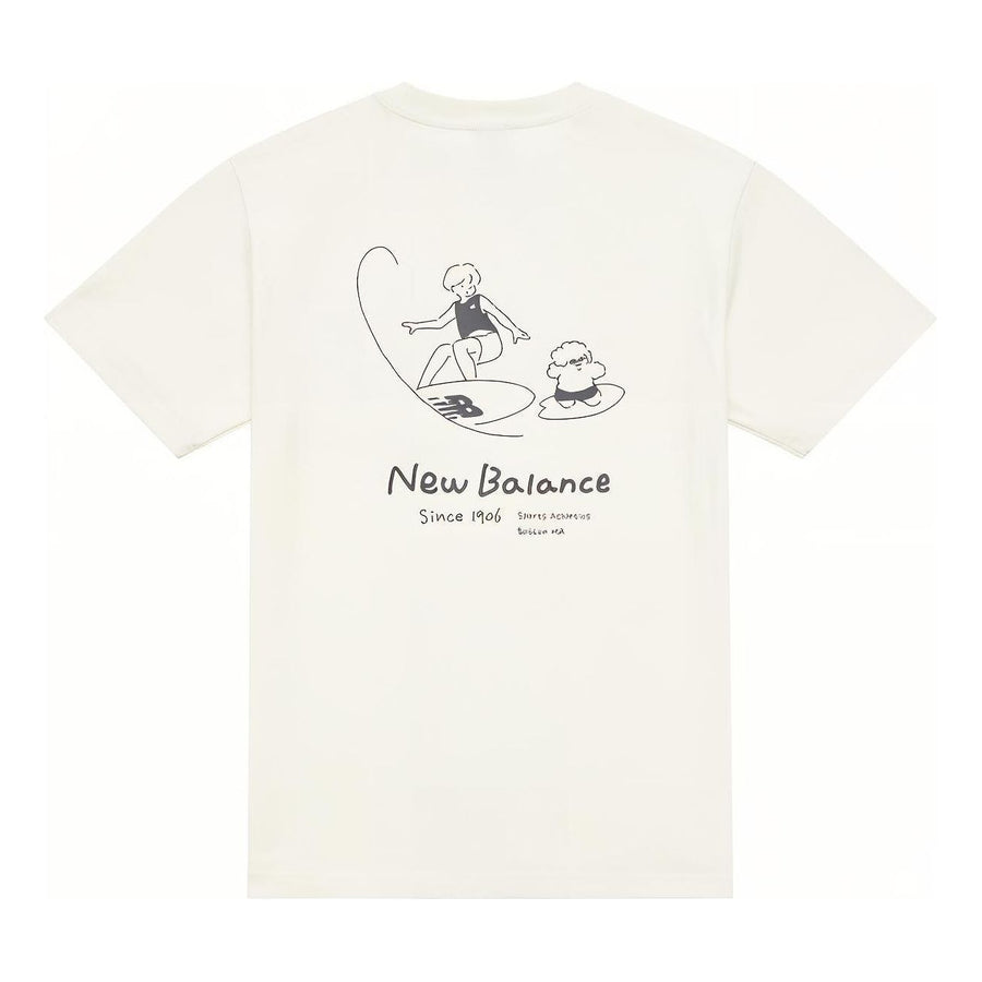 

Футболка New Balance x Tombonia Graphic T-shirt Lifestyle 'White', белый