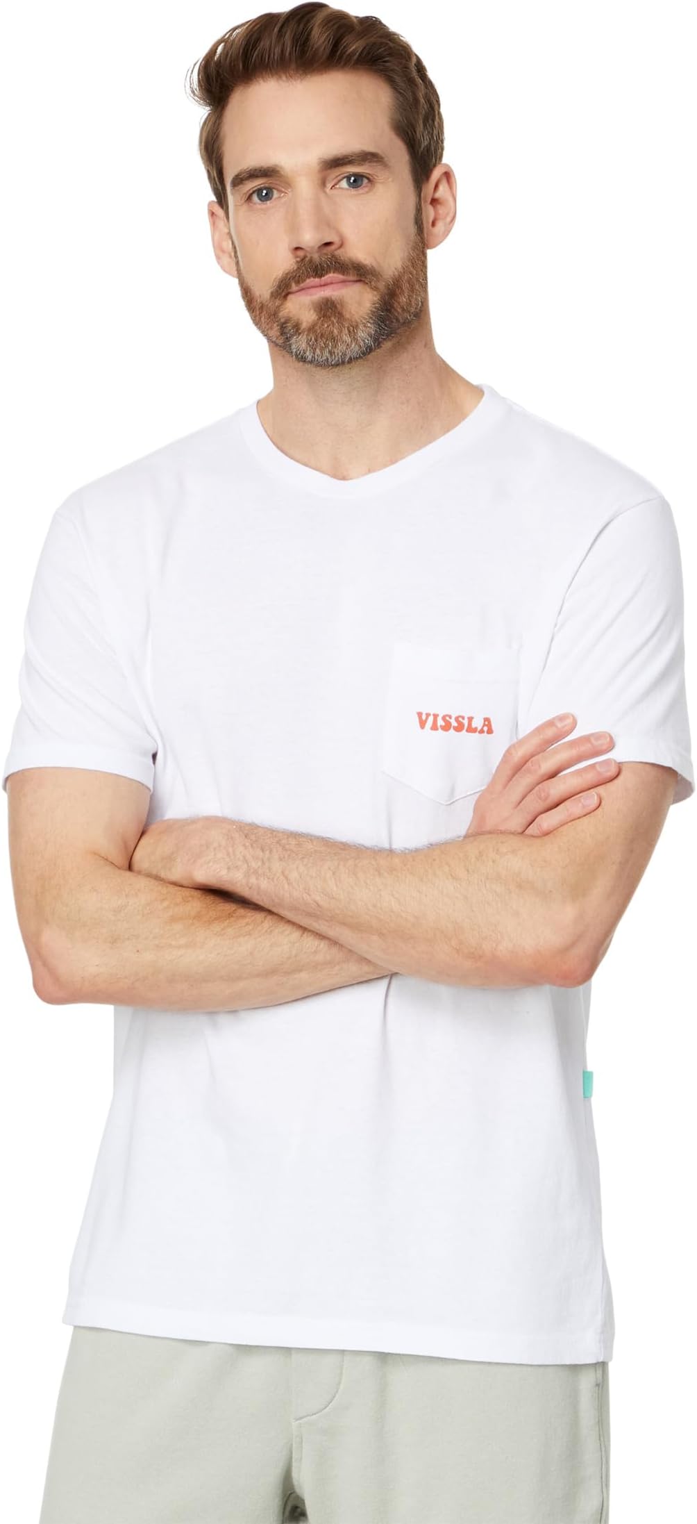 

Футболка VISSLA Bird Brain Short Sleeve Tee, белый