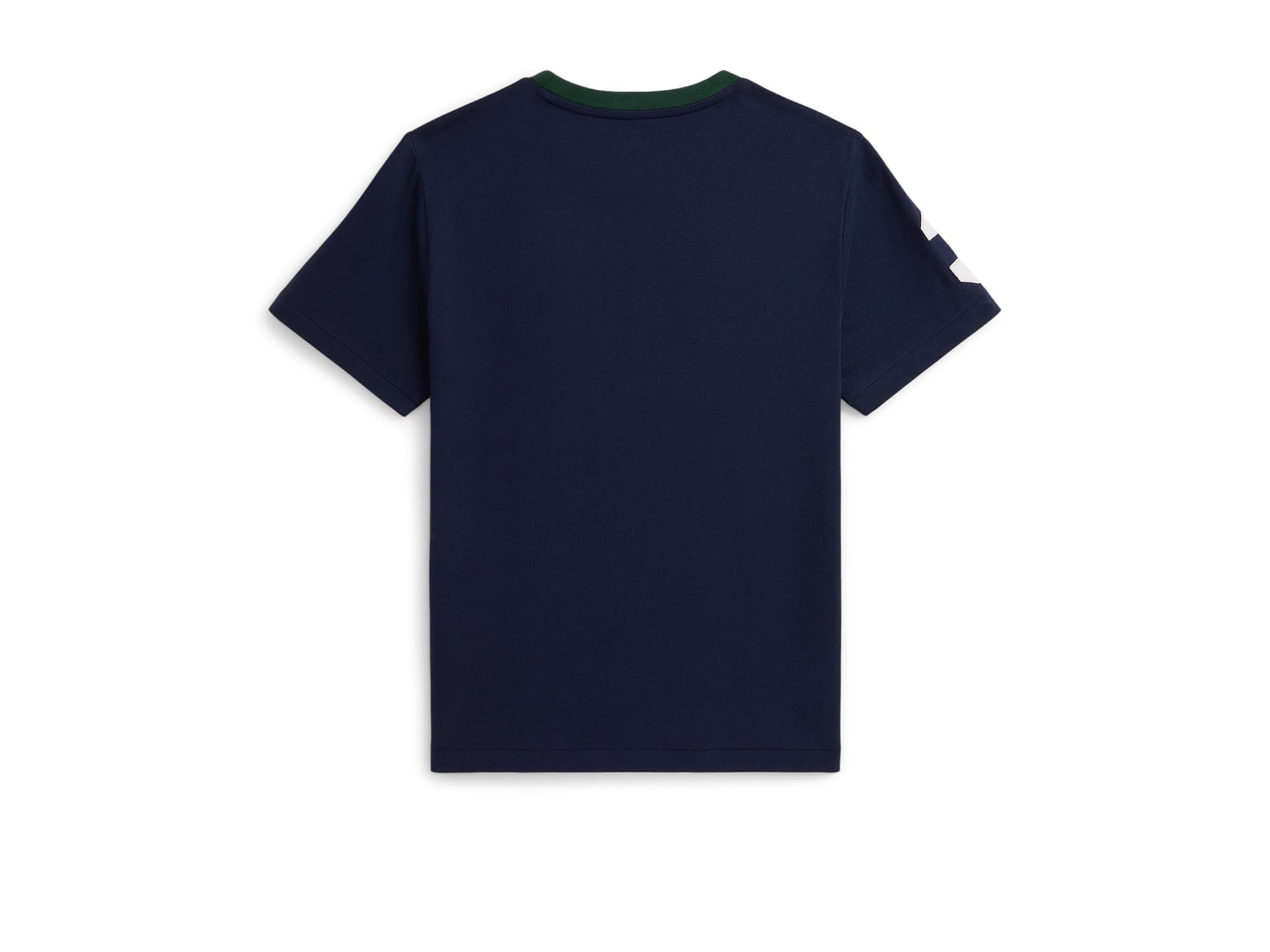 Футболка Polo Ralph Lauren Kids Big Pony 20th Anniversary Crest Tee, цвет Newport Navy/Vintage Pine — фото 2