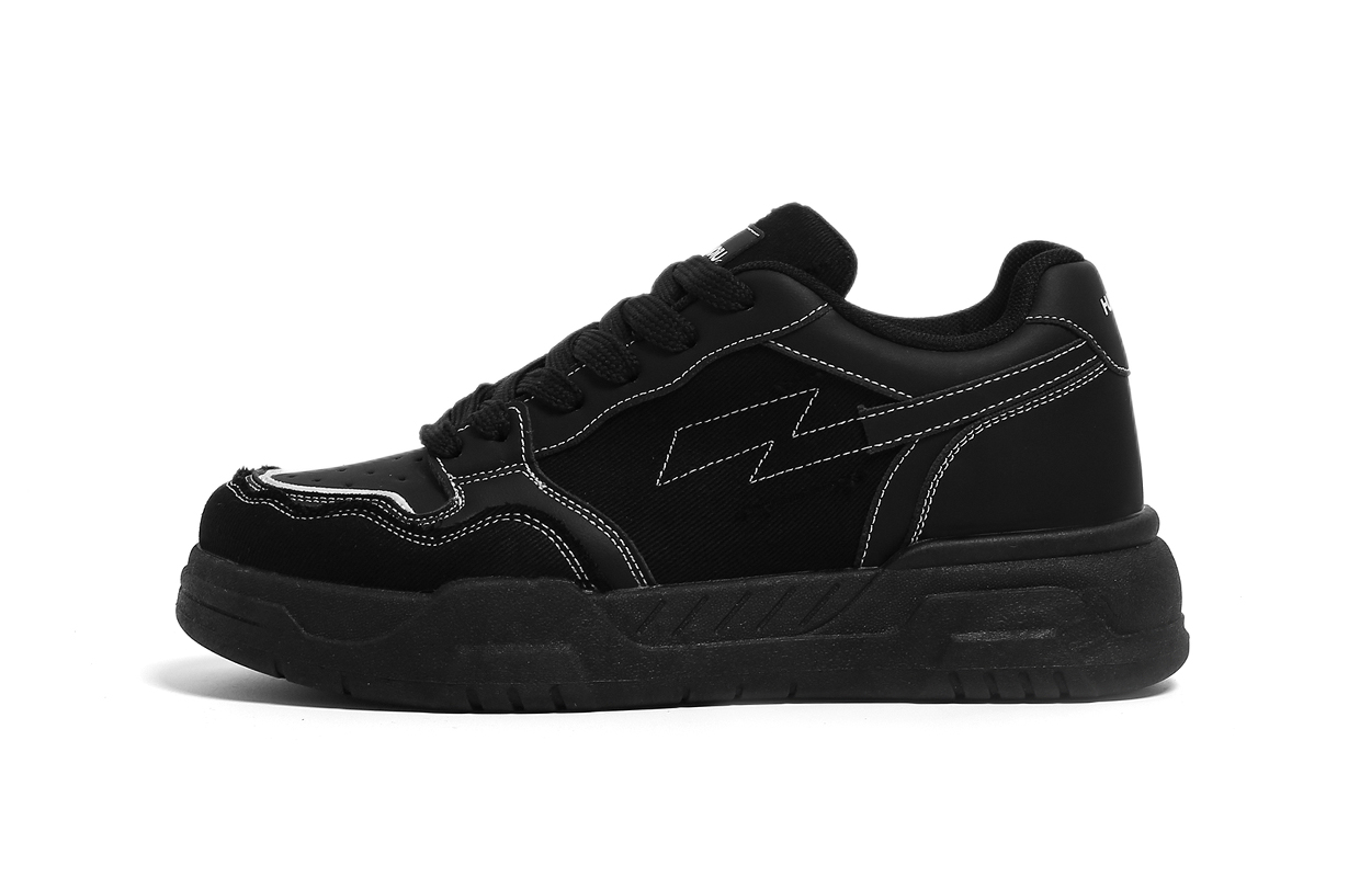 

Кроссовки для скейтбординга мужские Coverage Abrasion Resistant Low top HUANQIU, черный