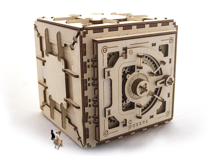 

UGears, механическая складная модель, сейф