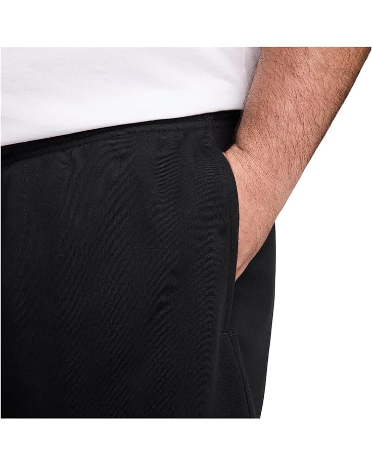 Шорты Nike Club French Terry Flow Shorts, цвет Black/Black/White — фото 3