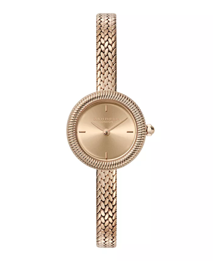 

Женские украшения Rose Gold Tone стальной браслет-часы, 20мм Olivia Burton