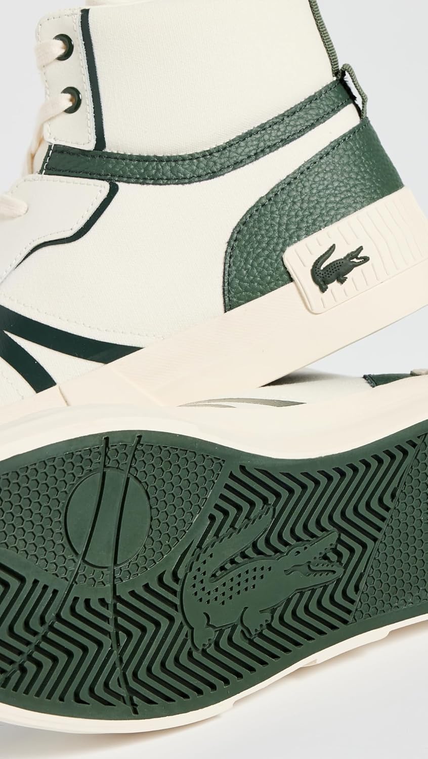 Мужские кроссовки Lacoste L004, белый/зеленый/темно-зеленый/светло-белый — фото 4