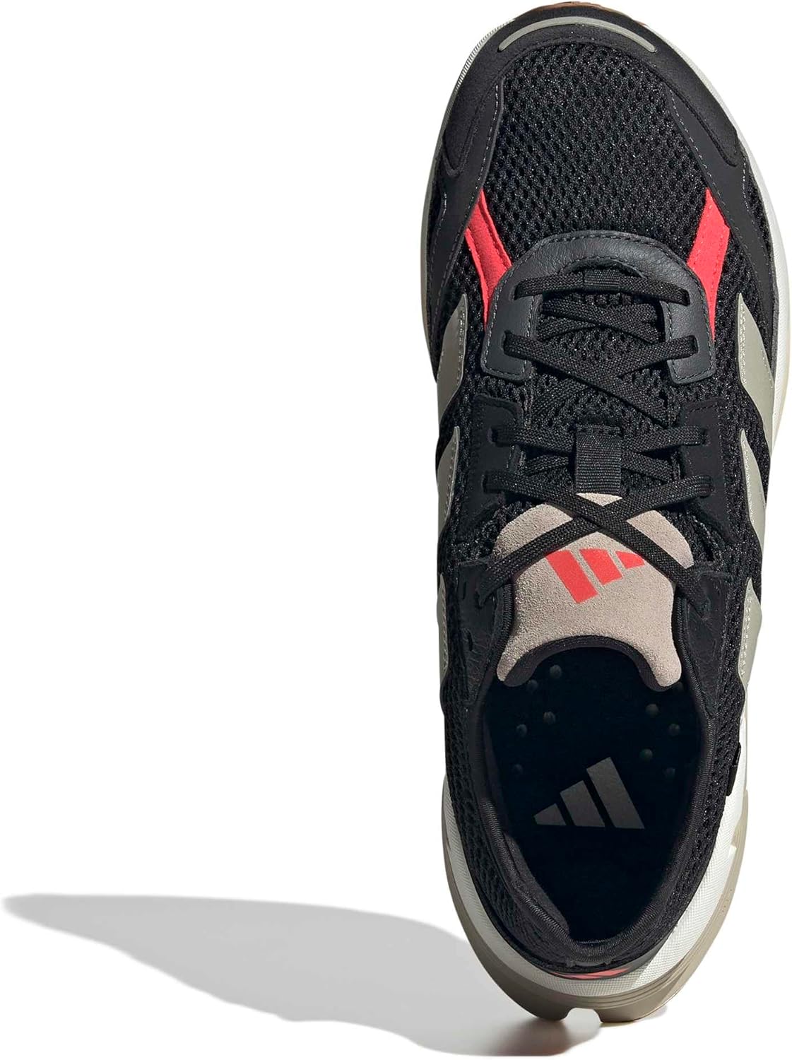 Мужские кроссовки Adidas Adistar 3, черный/красный/бежевый/ярко-красный — фото 2