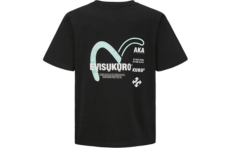 

Футболка мужская черная Evisu, черный