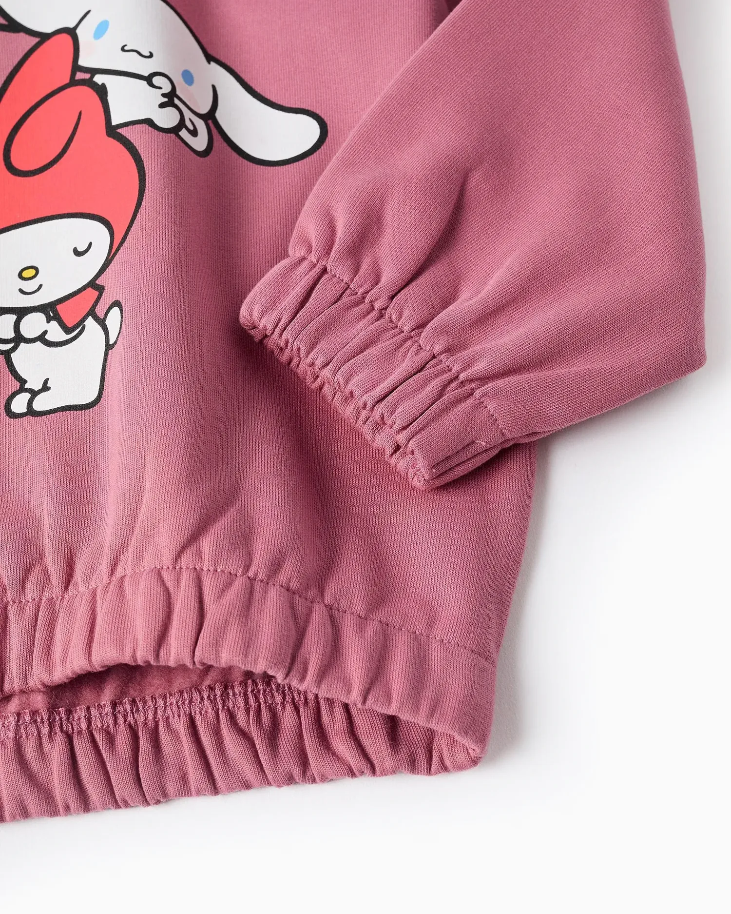 Толстовка для девочки 100% хлопок с принтом Hello Kitty Zippy, розовый — фото 4