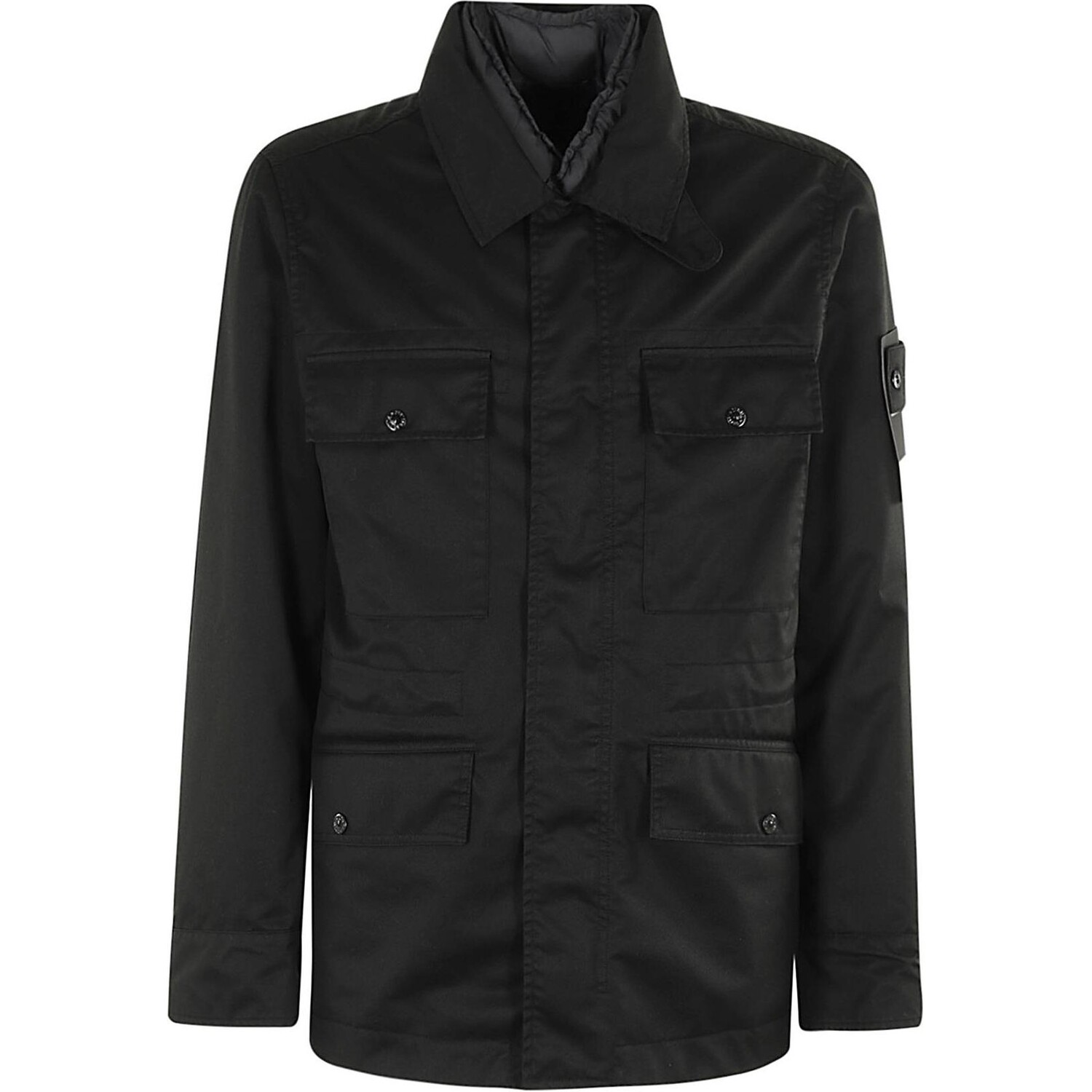 

Куртка мужская черная Stone Island, черный