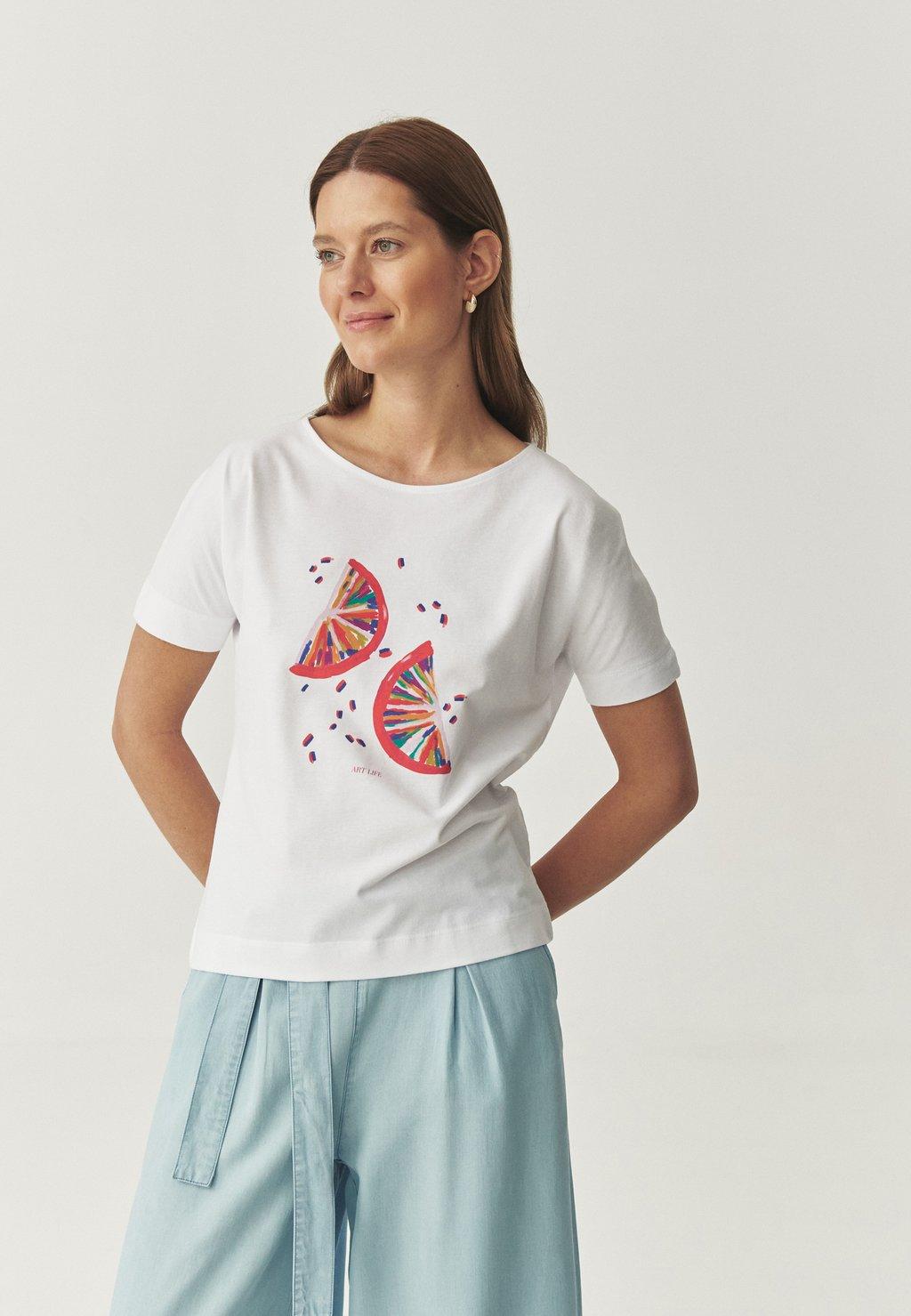 

Футболка с принтом TATUUM, мультиколор