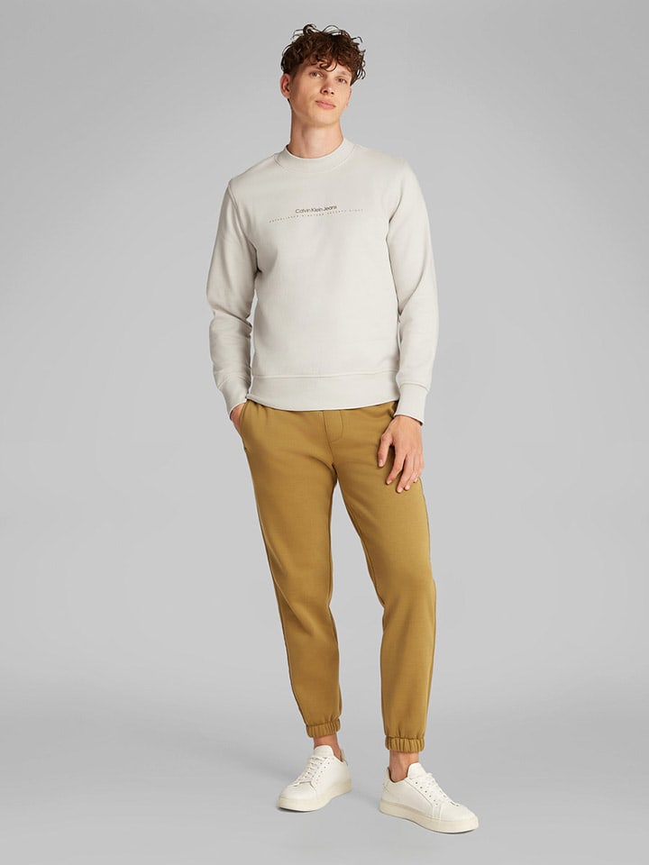 

Толстовка CALVIN KLEIN JEANS, кремовый