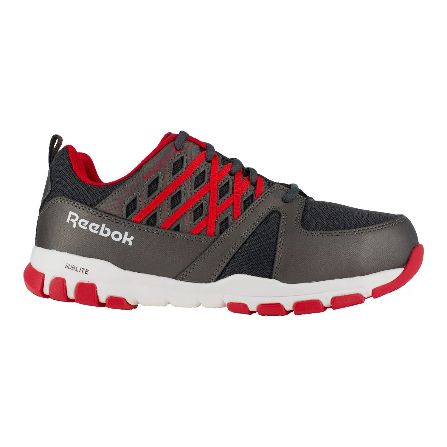 

Мужские кроссовки Reebok Work Sublite Work со стальным носком, Серый, Мужские кроссовки Reebok Work Sublite Work со стальным носком