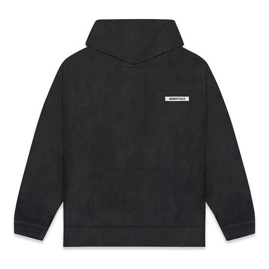 

Толстовка fw20 polar fleece hoodie 'black' Fear Of God Essentials, черный