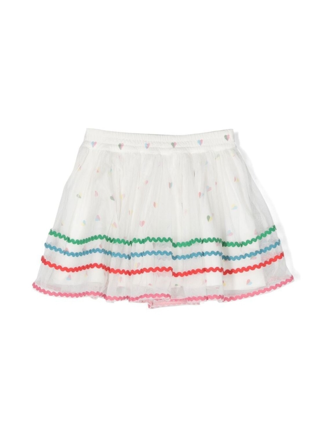 

Stella McCartney Kids пышная юбка с принтом, белый