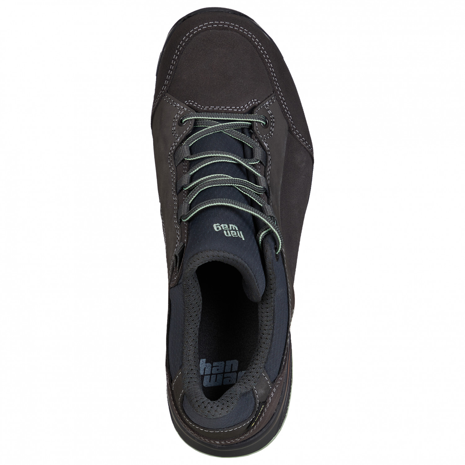 Мультиспортивная обувь Hanwag Banks Low Bunion Lady GTX, цвет Asphalt/Mint — фото 4