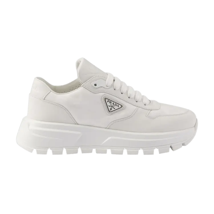 

Кроссовки Prada Wmns Prax 01 Re-Nylon Lug Sole White, белый