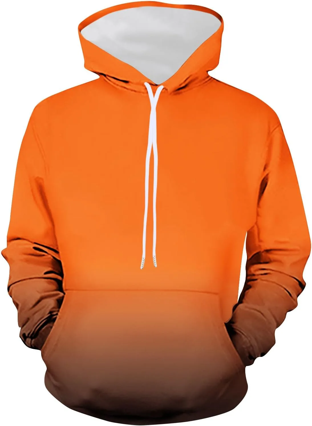 

Толстовка с капюшоном Muscularfit, градиент, свободная