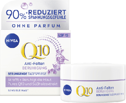 

Крем для лица против морщин Q10 успокаивающий SPF 15 50 мл Nivea