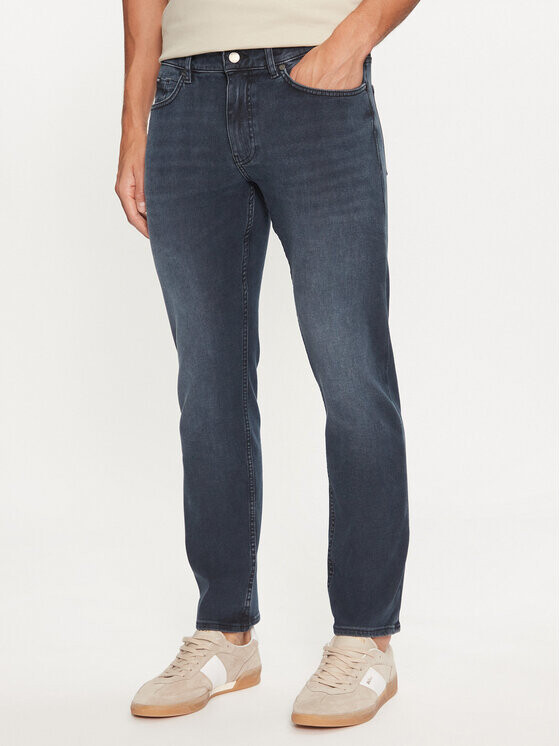 

Джинсы узкого кроя Boss, синий