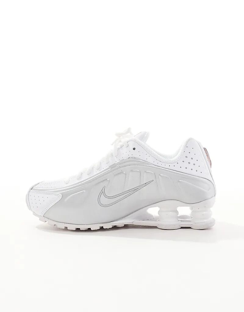 Кроссовки Shox R4 белого цвета Nike — фото 2