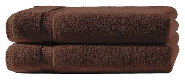 

2 шт Набор полотенец One-Home Frottee 50x100 cm, 50x2x100 см, коричневый