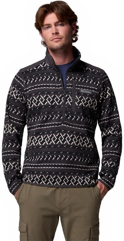 

Columbia мужская толстовка Sweater Weather Printed Half Zip II, Shark Knitknot