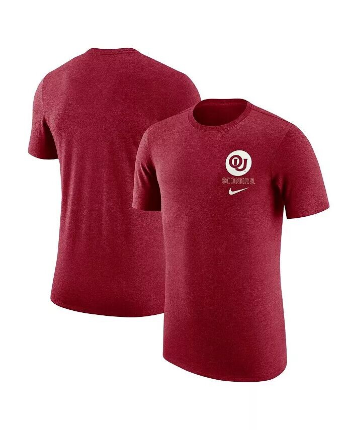 

Мужская малиновая футболка трехцветного цвета в стиле ретро Oklahoma Earlys Nike, красный