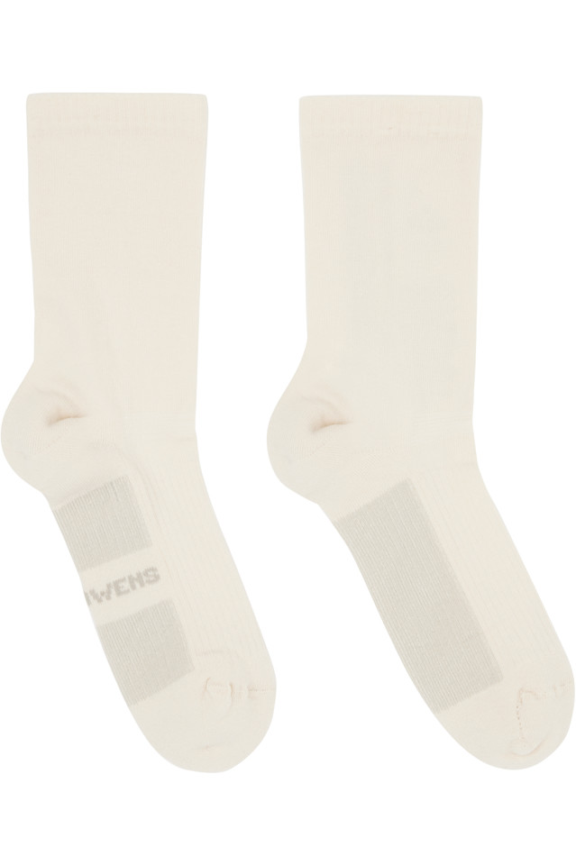 

Rick Owens Вязаные носки Off White Concordians с блестками