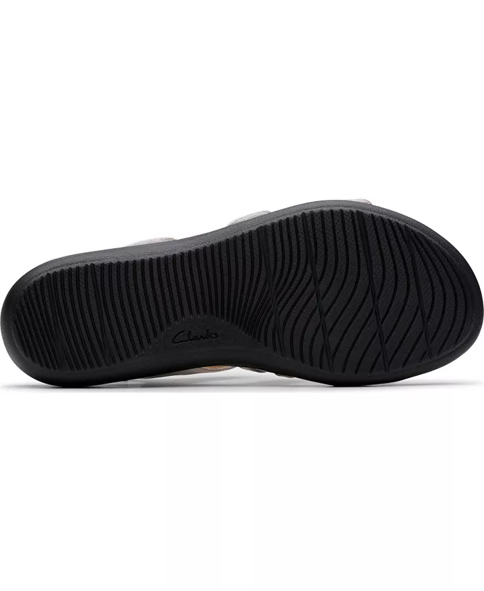 Лоферы Laurieann Ivy Rip Tape Casual Sandals Clarks, белый — фото 4